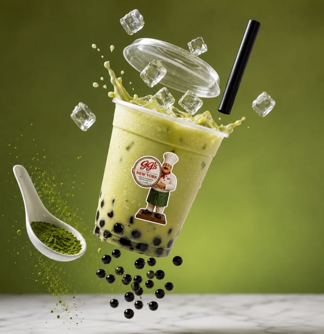Toasted Matcha Milk Tea.