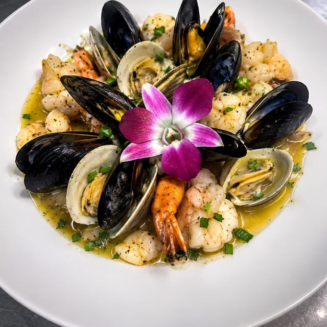 Broiled Seafood Platter.