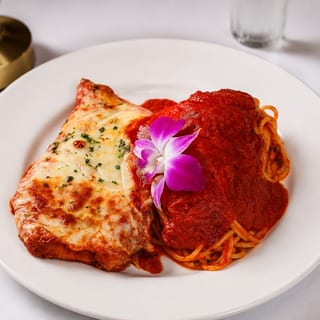 Chicken Parmigiana & Spaghetti