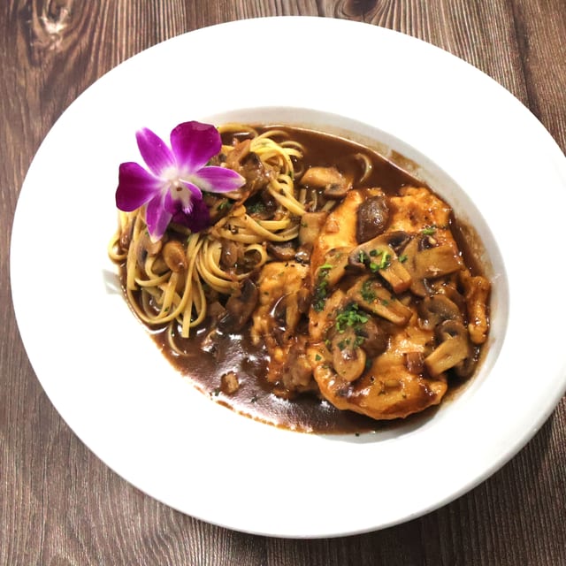Chicken Marsala.