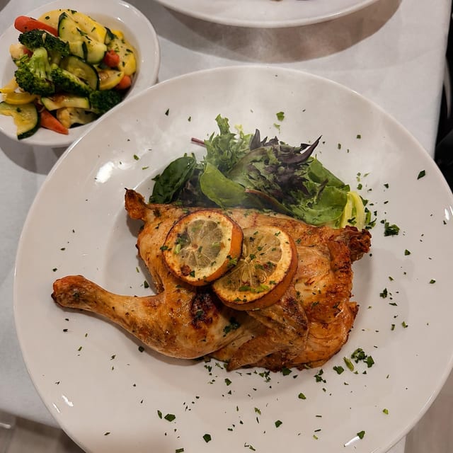 Half Broiled Chicken.