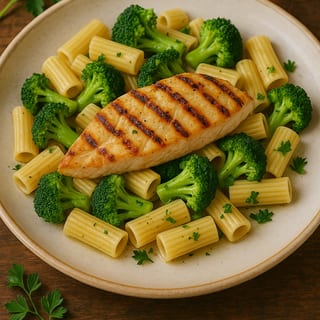 Rigatoni with Broccoli & Chicken