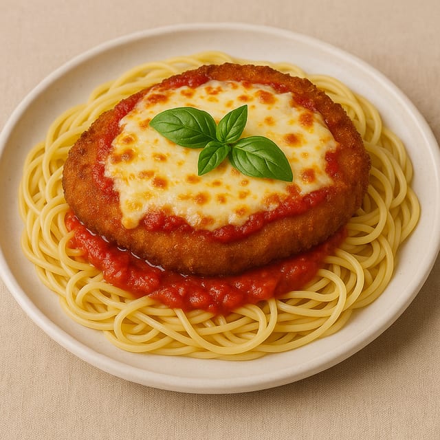 Veal Cutlet Parmigiana.