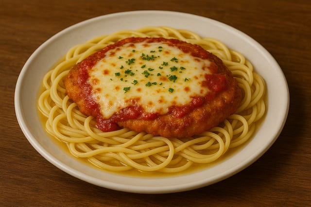 Chicken Parmigiana.