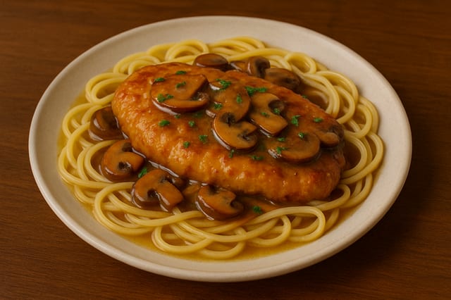 Chicken Marsala.