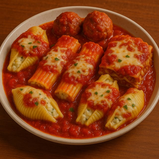 Mixed Pasta Platter.