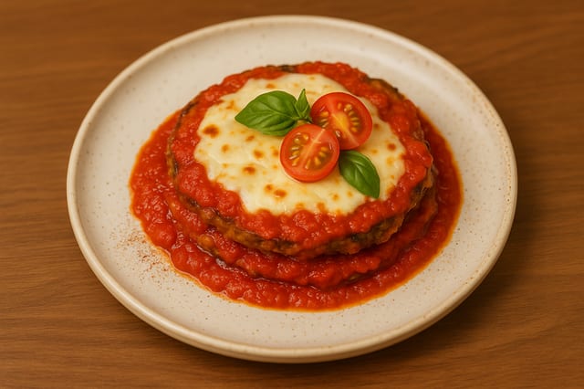 Eggplant Parmigiana.